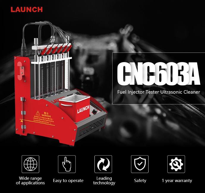 CNC603A LAUNCH LAVADOR Y PROBADOR DE INYECTORES COLOMBIA