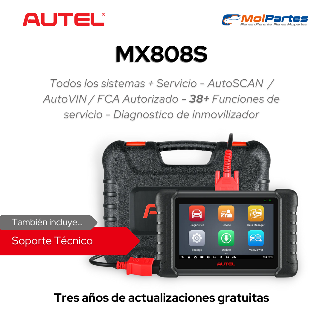 Escáner Automotriz Autel MX808S