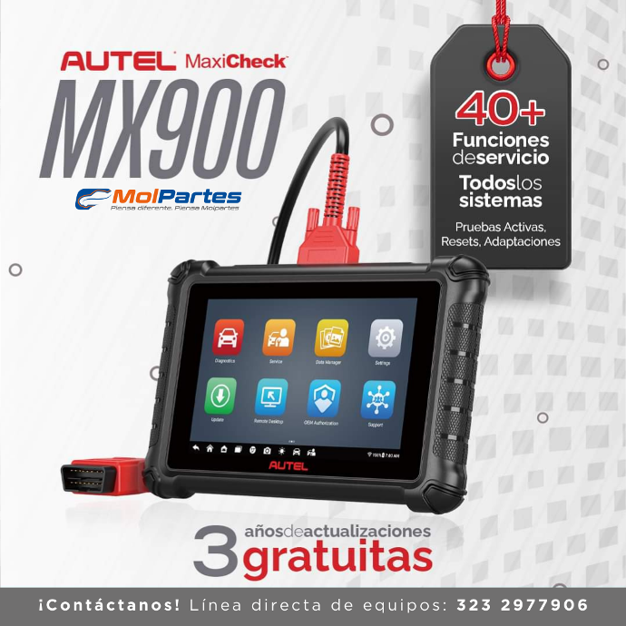 Escáner Automotriz Autel MX900 | MX808S