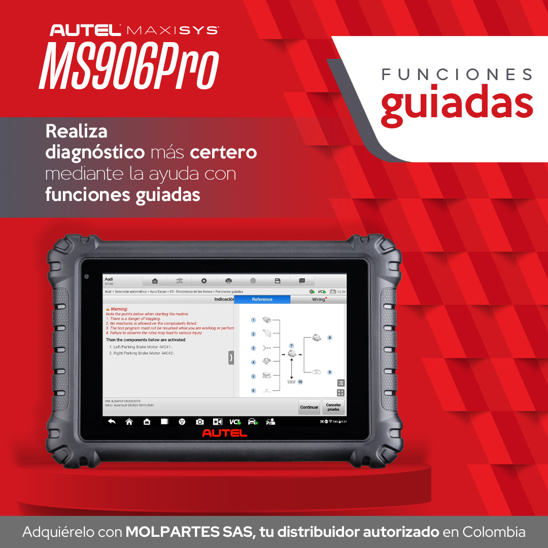 AUTEL MS906 PRO ESCANER DE DIAGNÓSTICO COLOMBIA