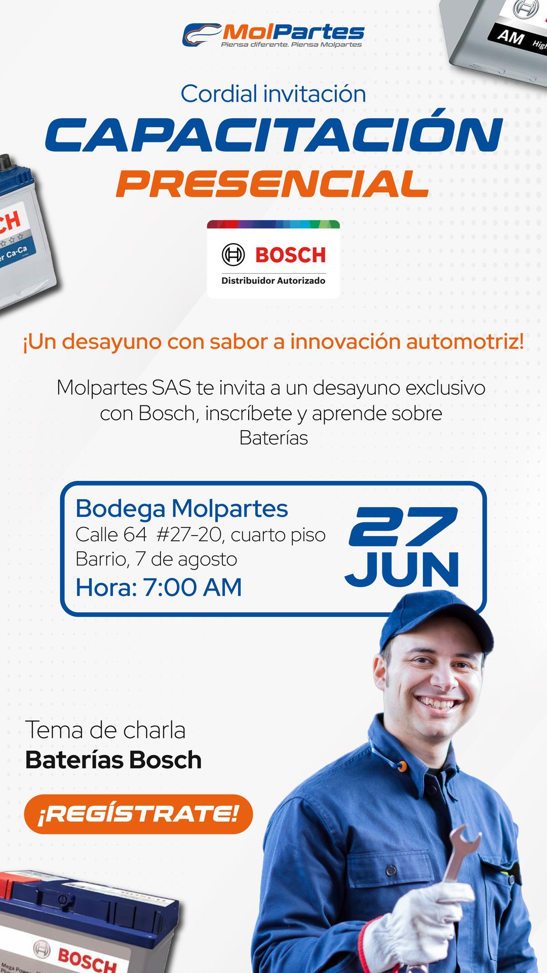 Capacitación Bosch: Baterías