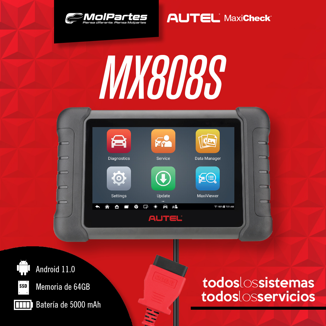 Escáner Automotriz Autel MX808S