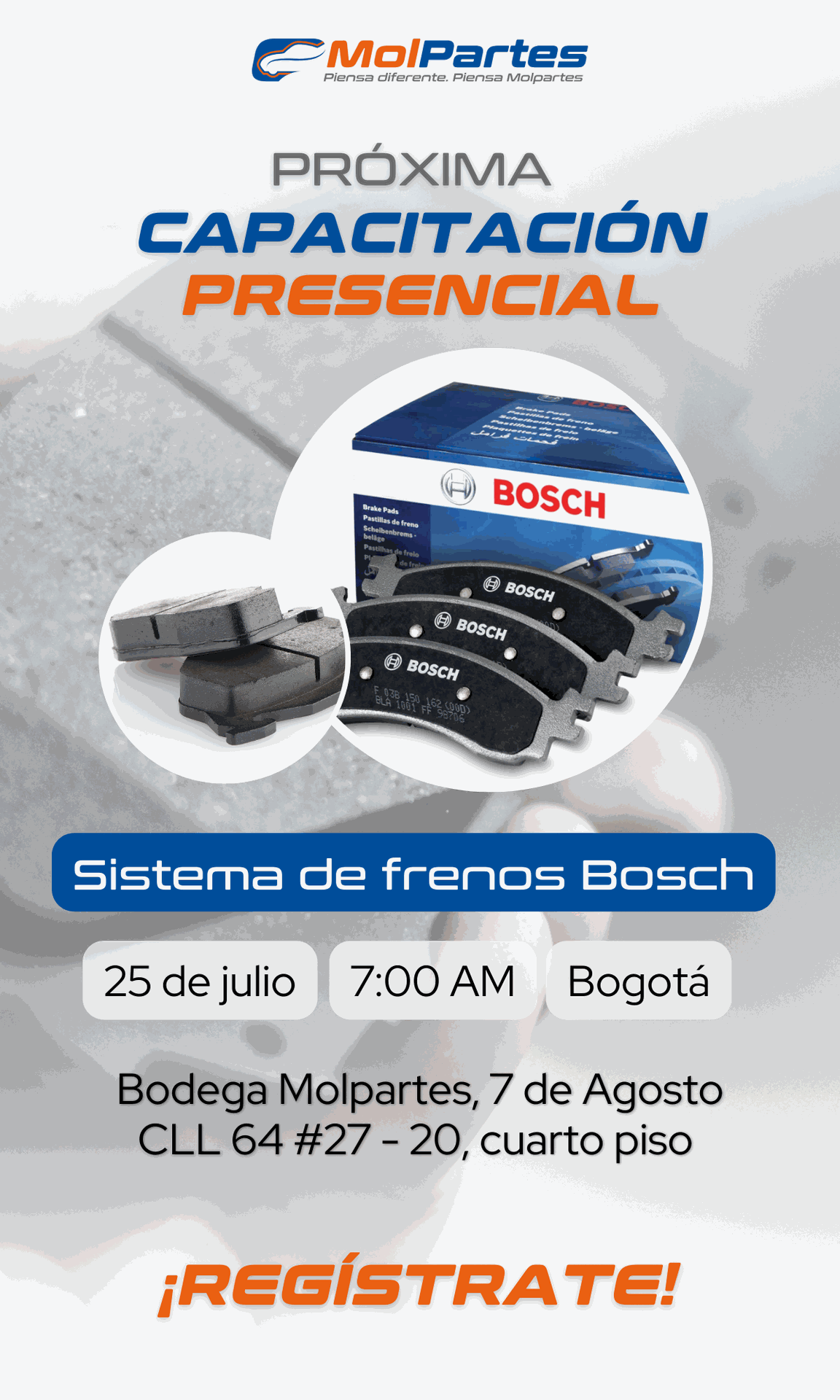 Capacitación Bosch: Sistema de frenos