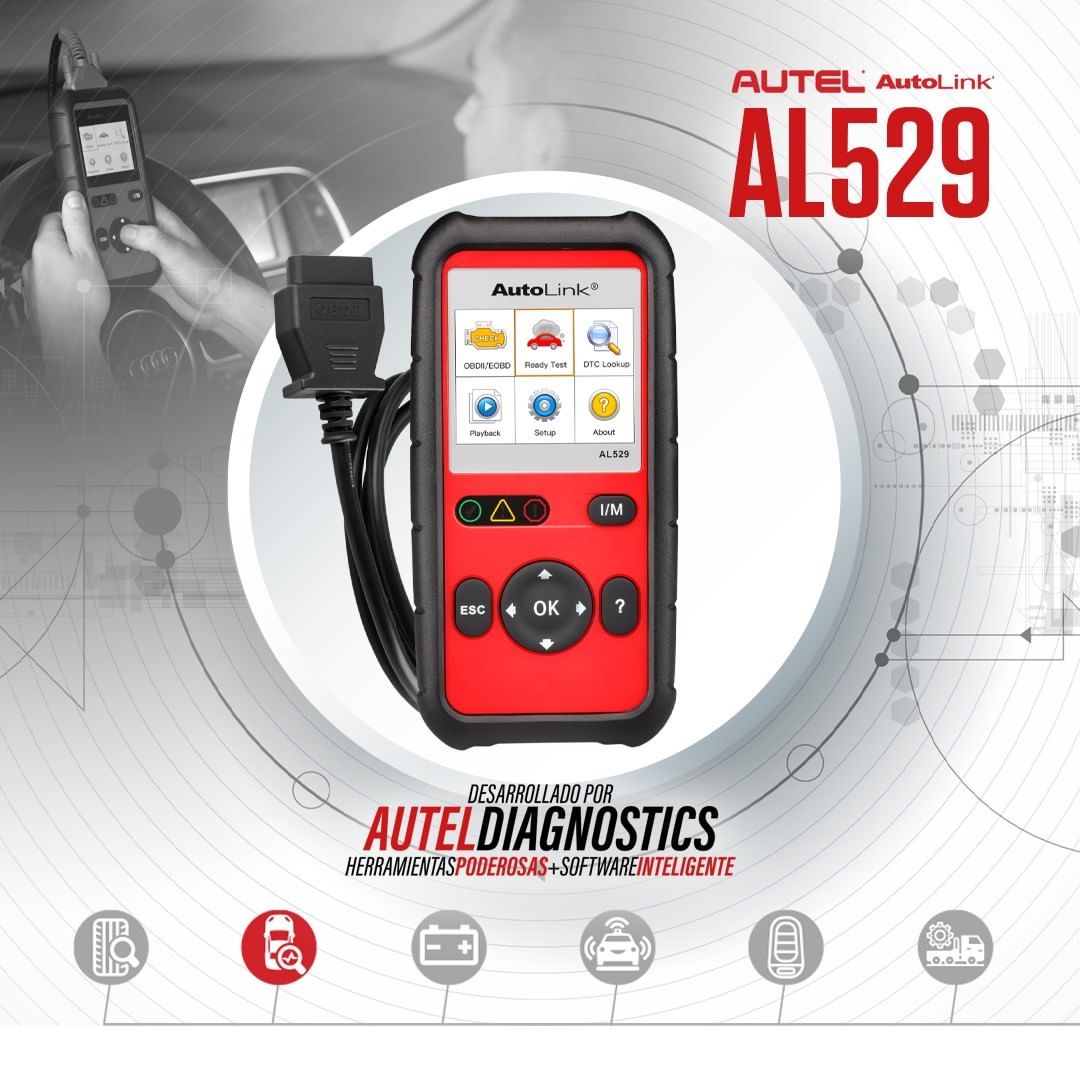 AUTEL AL529 ESCÁNER DE DIAGNÓSTICO COLOMBIA