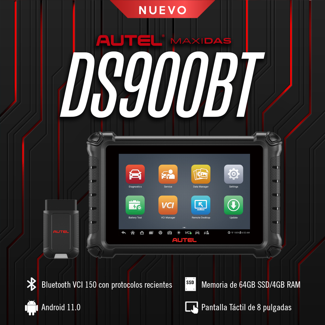 AUTEL DS900BT TABLETA DE DIAGNÓSTICO COLOMBIA