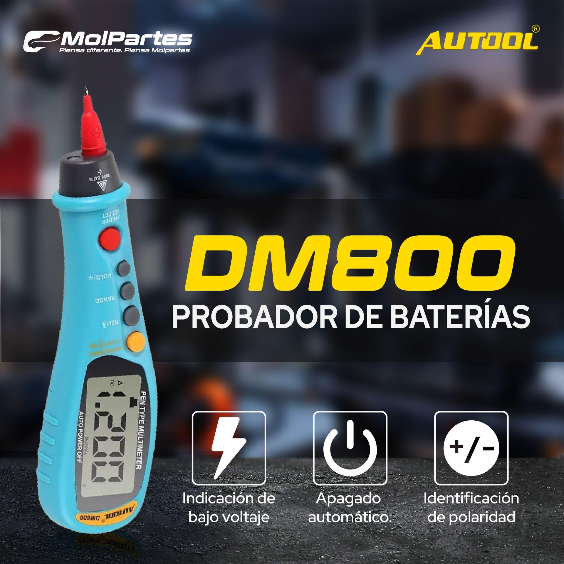 DM800 AUTOOL MULTÍMETRO DE DIAGNÓSTICO COLOMBIA