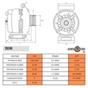 ALTERNADOR CHEVROLET CAPTIVA 12V 150AMP P:AFP RVC T:DENSO (GA160)