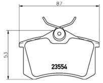 [98355045071] PASTILLA DE FRENO TRAS 7920-D1017 VW VOLKSWAGEN AUDI A1/A2/A3/A4/A6/A8/TT, SEAT CORDOBA/IBIZA/ALTEA, SEAT LEON/TOLEDO, SKODA FABIA/OCTAVIA/YETI, VW EOS/GOLF/JETTA/POLO