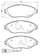 [98355045691] PASTILLA DE FRENO DEL 8849-D1633 VW VOLKSWAGEN AUDI A3 (8V1) 12- AUDI Q2 17-18 AUDI Q3 18-19 VW GOLF VII 13-18 VW TIGUAN 07-18