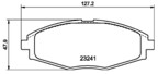[98355045231] PASTILLA DE FRENO DEL 8433-D1321 CHEVROLET SPARK 7:24 02-15, CHEVROLET SPARK CHRONOS 10-14, DAEWOO LANOS 97-, DAEWOO MATIZ 98-, CHERY QQ308 11-16