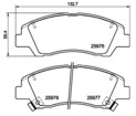 [98355048241] PASTILLA DE FRENO DEL 9159-D1935 HYUNDAI GRAND I10 15-17