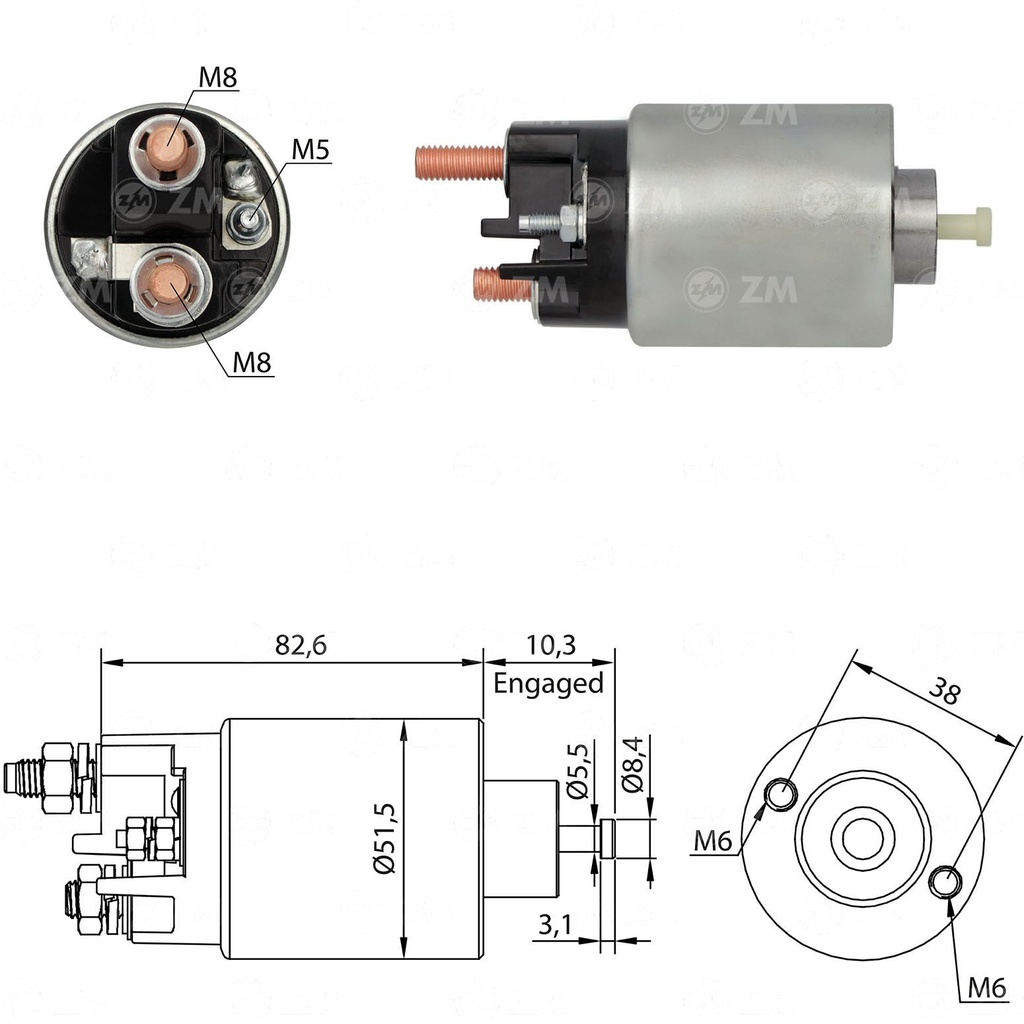 AUTOMATICO RENAUL DUSTER MASTER 12V MOTOR 700300522 7700313447 7711134622