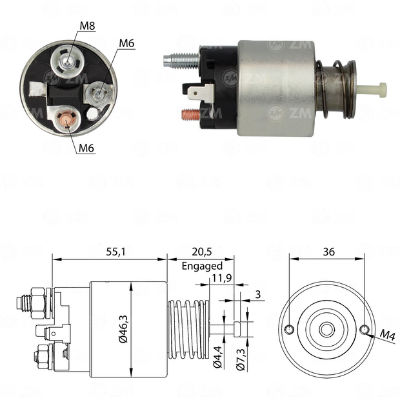 [02ZM-3261] AUTOMATICO CHEVROLET AVEO 1.2 2005 SPARK 1.0 2005 1.2 2010DAEWOO MATIX 200312V TIPO MITSUBISHI 96289430 8000475