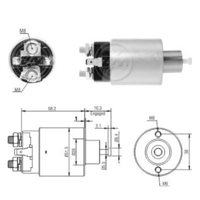 AUTOMATICO CHEVROLET GRAND VITARA CONTRARIO AL ZM-7995 12V M371XE0571 M371XE4271