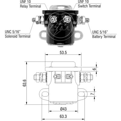 AUTOMATICO FORD TODOS SW-3 12V