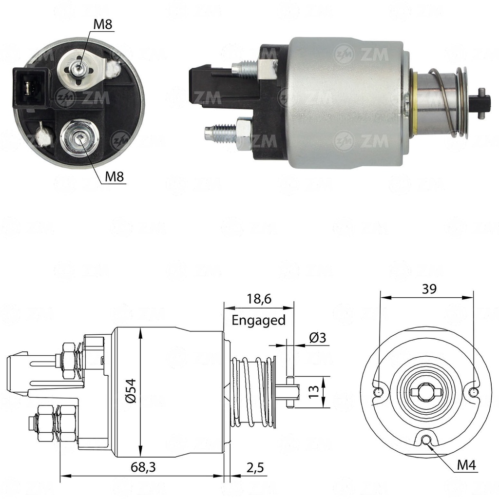 AUTOMATICO VOLKSWAGEN AMAROK FOX 03 POLO 02 SPACE FOX SKODA FABIA 12V TIPO VALEO