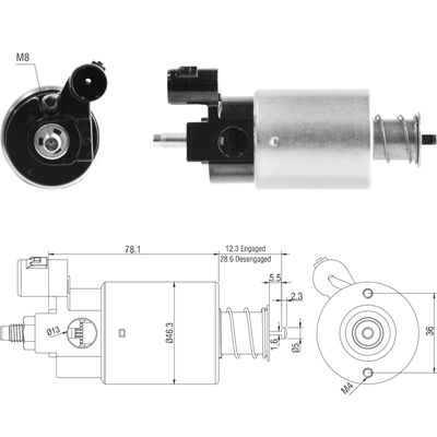 [02ZM-4665] AUTOMATICO JEEP WRANGLER V6 RUBICON DODGE RAM 1500 12V