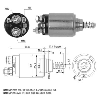 AUTOMATICO MERCEDES BENZ MB EMBOLO PLASTICO 12V