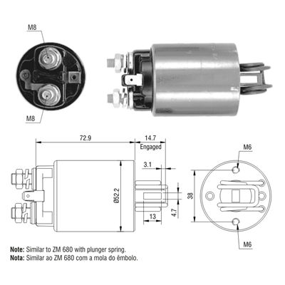 AUTOMATICO CHEVROLET NPR 12V GANCHO Y LUV 2300