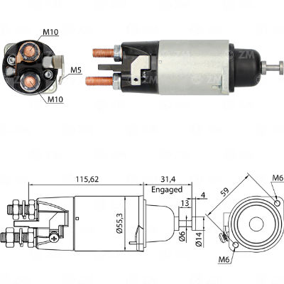 AUTOMATICO MERCEDES BENZ MB ATEGO 24V ZM 8089006 A0061514801