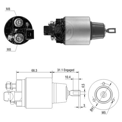 [02ZM-5972] AUTOMATICO NISSAN FRONTIER 12V