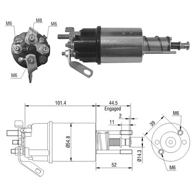 AUTOMATICO FORD 5000 TRACTORES TAPA ALTA TIPO LUCAS