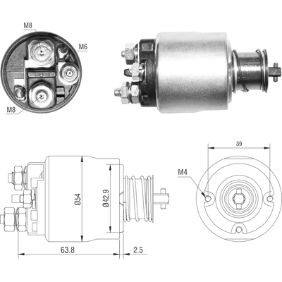 [02ZM-6494] AUTOMATICO CHEVROLET AVEO SONIC SAIL 12V