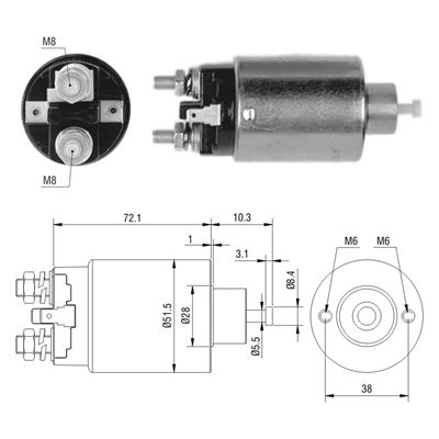 [02ZM-697] AUTOMATICO MAZDA 323 MN PUNTILLA SAMURAI KIA PRIDE