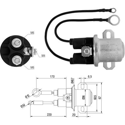 AUTOMATICO 29 37 38 39 41 42MT AUX 24V MERCEDES BENZ MB CATERPILLAR