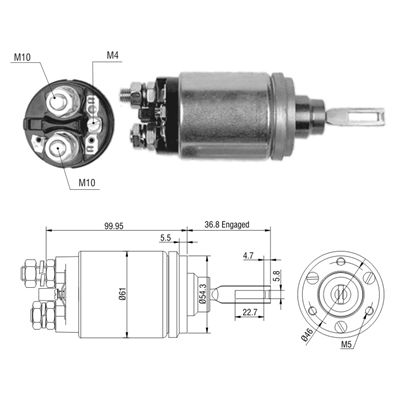 AUTOMATICO JOHN DEERE TRACTORES BOSCH 0331401008 12V