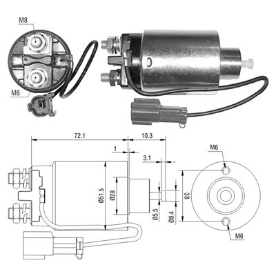 AUTOMATICO NISSAN SENTRA 12V TIPO MITSUBISHI