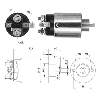 AUTOMATICO MITSUBISHI L-300 12V