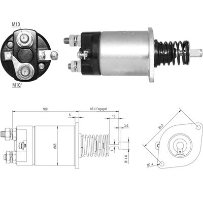 AUTOMATICO HINO K13C K13D EF550 EK100 F20C SAWAFUJI 24V