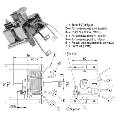 [02ZM-904] AUTOMATICO IVECO SCANIA BOSCH LANZAMIENTO 0331450002