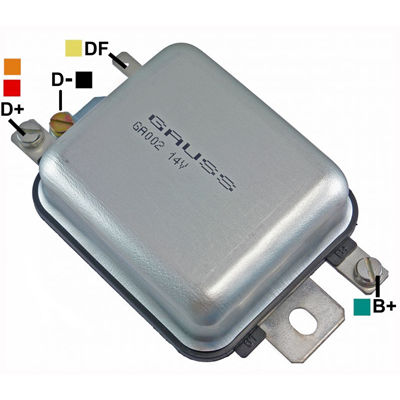 [07GA002] REGULADOR VW VOLKSWAGEN ESCARABAJO KOMBI PIAGGIO 12 30 EXTERNO DE PLATINO DINAMO TIPO BOSCH