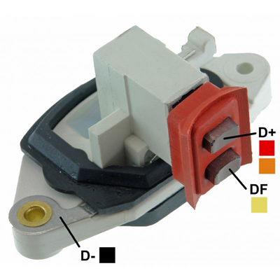 [07GA023] REGULADOR JOHN DEERE CASE 12 CON ESCOBILLAS TIPO BOSCH