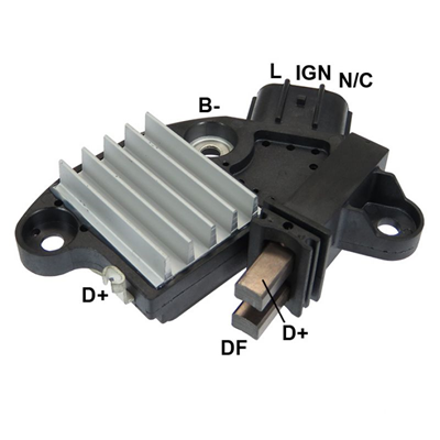 [07GA106] REGULADOR CHERY TIGGO 2.0 2011 > 12 CON ESCOBILLAS L + IGN + N C TIPO CHERY