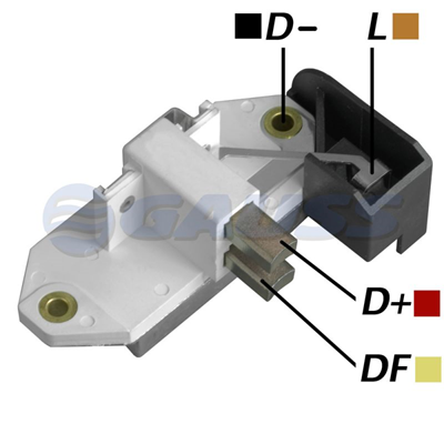 [07GA117] REGULADOR FIAT TRACTOR 24 CON ESCOBILLAS 2 TIPO MAGNETI MARELLI