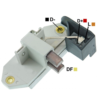 [07GA119] REGULADOR MAZDA 323 FIAT 12 65 CON ESCOBILLAS TIPO MAGNETI MARELLI (GA1501)