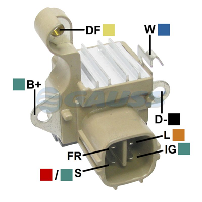 [07GA142] REGULADOR TOYOTA VIGO 2007> 12 4 FR-L-S-IG TIPO DENSO (GA1308)