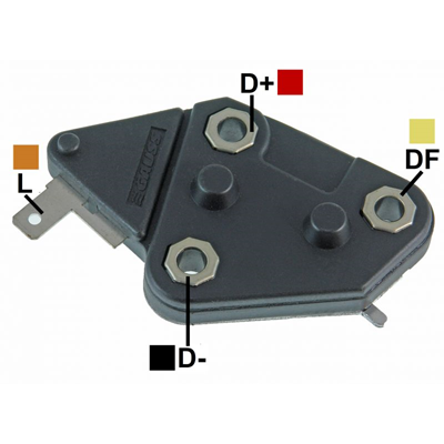 REGULADOR CHEVROLET CHEVETTE 12 55 RECTO 1 TIPO DELCO (GA1312)