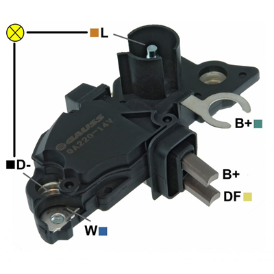 [07GA220] REGULADOR FIAT PALIO SIENA 12 TORNILLO TIPO BOSCH (GA1425-GA1426)