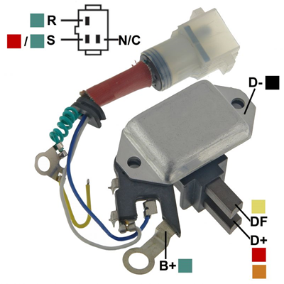 [07GA247] REGULADOR CHEVROLET ISUZU LUV DIESEL 12 3 S-IG-L TIPO HITACHI