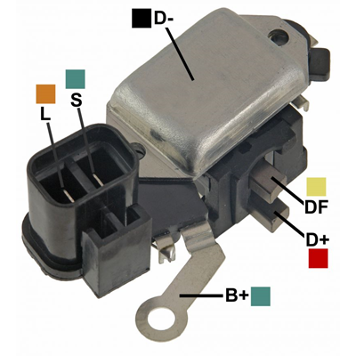 [07GA248] REGULADOR NISSAN TD27 MT3000 CABSTAR 12 2 L-S TIPO HITACHI