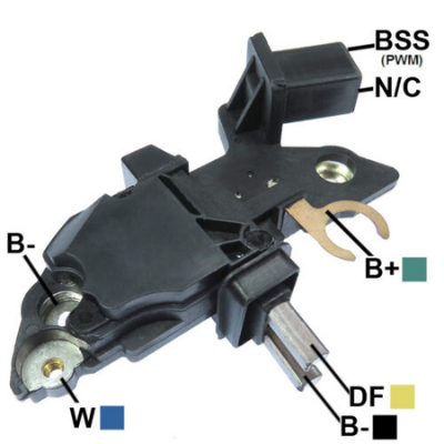 [07GA266] ﻿REGULADOR INTELIGENTE BMW X1 X3 TOURING BERLINA 12V BSS 2P (GA1437) 1986AE0081 12317523059 F00M145262 F00M145285 F00M145312 F00M145880﻿