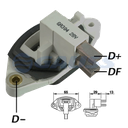 REGULADOR IVECO SCANIA VOLVO 24 80 CON ESCOBILLAS TIPO BOSCH (GA1989-GA1955)﻿