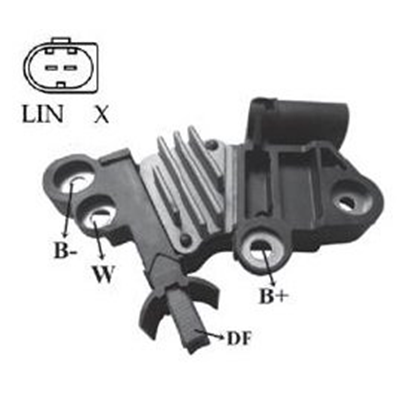 [07GA341] REGULADOR FORD ECOSPORT 2.0 RANGER 2013 12V TIPO BOSCH PROTOCOLO LIN (GA1415) GA341 IB6056 VRB056 F00M346122 F00M346097 1986AE0046