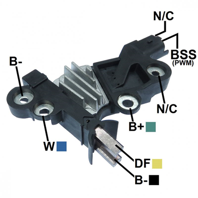 [07GA349] REGULADOR INTELIGENTE BMW MINICOUPER 12V PROTOCOLO:BSS TIPO BOSCH TIPO B ID:7 F00M346135 1986AE0052