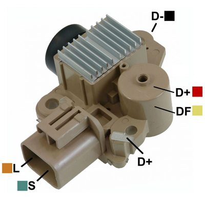 [07GA420] REGULADOR KIA RIO SEPHIA SPECTRA 12 2 L-S TIPO MANDO