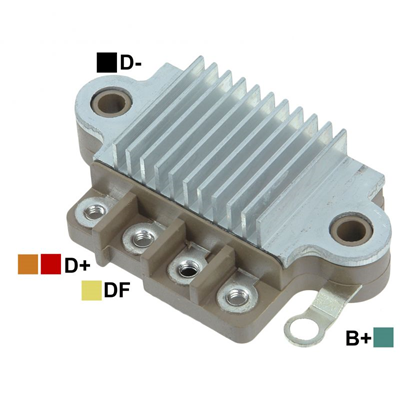 [07GA448] REGULADOR HINO 24 5 TERMINALES DE OJO TIPO NIPPONDENSO